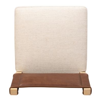 Shown in Thames Cream with Dulane Mahogany color