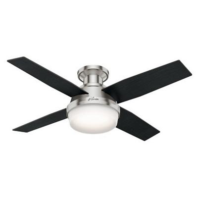 Dempsey Low Profile Ceiling Fan with LED Light