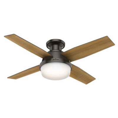 Dempsey Low Profile Ceiling Fan with LED Light