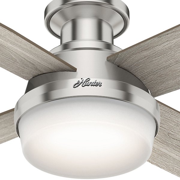 Dempsey Low Profile Ceiling Fan with Light