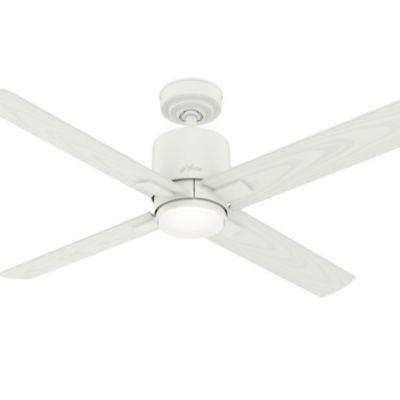 Visalia 52 Inch Led Outdoor Ceiling Fan By Hunter Fans At Lumens Com