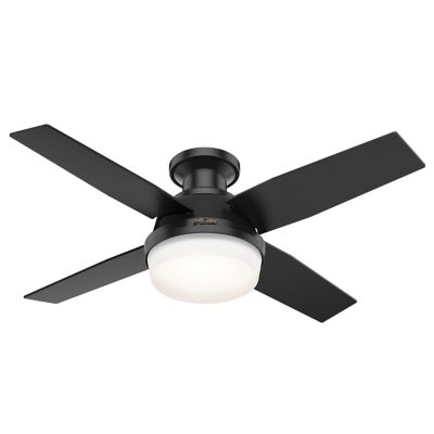 Dempsey Outdoor 44 Inch Ceiling Fan with LED Light by Hunter Fans at