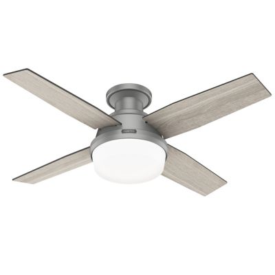 Dempsey Low Profile Ceiling Fan with Light