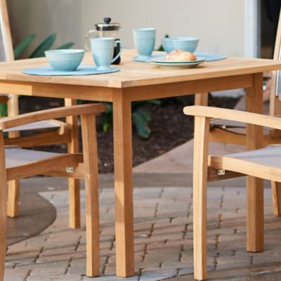 Birmingham Square Outdoor Dining Table by HiTeak Furniture at