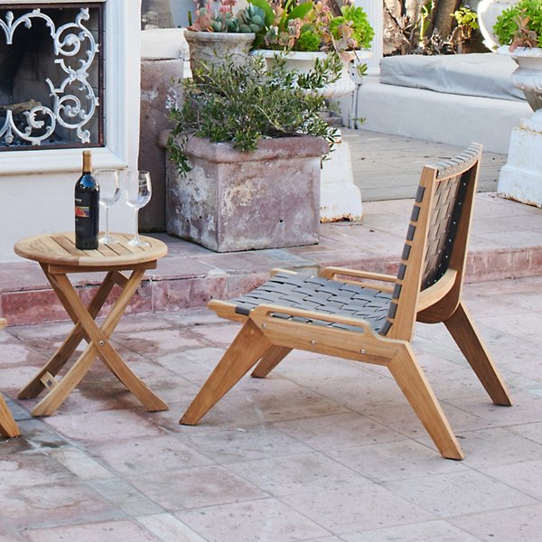 Draper Outdoor Woven Chat Chair