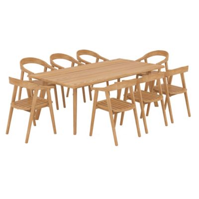 La Costa 7-Piece Teak Outdoor Dining Set