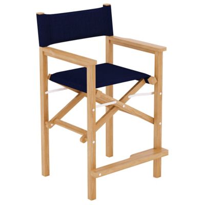 Director Teak Outdoor Counter Height Stool