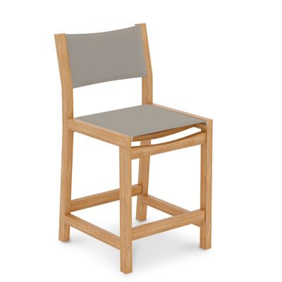 Pearl Teak Outdoor Counter Height Stool