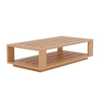 Qube Teak Outdoor Coffee Table