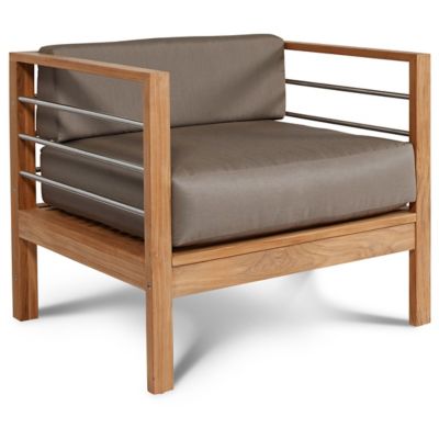 SoHo Teak Outdoor Club Chair