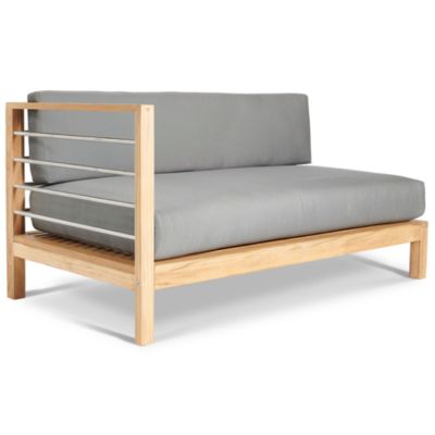SoHo Teak Outdoor Sectional Sofa