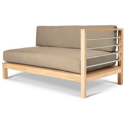 SoHo Teak Outdoor Sectional Sofa