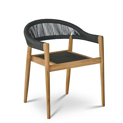 Klint Teak Outdoor Stacking Armchair Set of 4