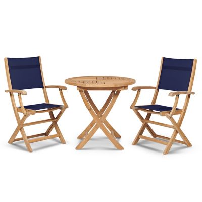 Stella 3-Piece Outdoor Dining Set with Armchairs