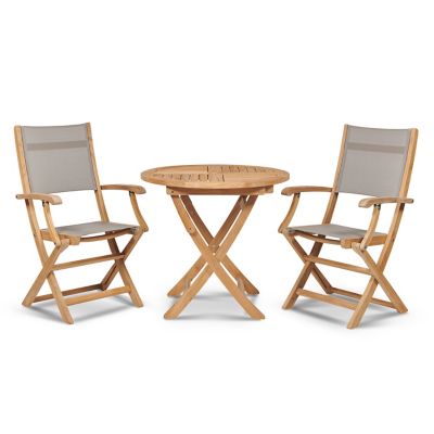 Stella 3-Piece Outdoor Dining Set with Armchairs