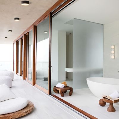 Luna LED Outdoor Flushmount