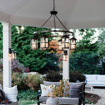 Lakehouse Outdoor Chandelier