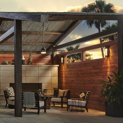 Artiste Indoor/Outdoor LED Ceiling Fan