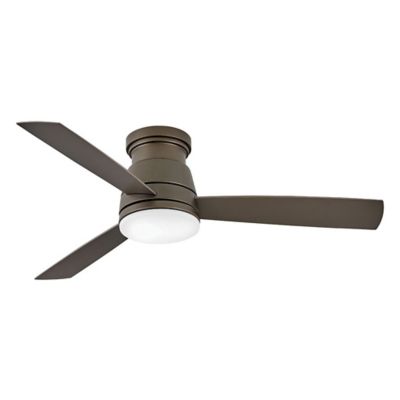 Trey LED Flush Mount Ceiling Fan