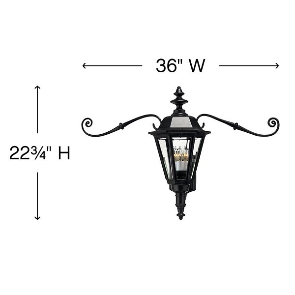 Manor House Outdoor Wall Sconce