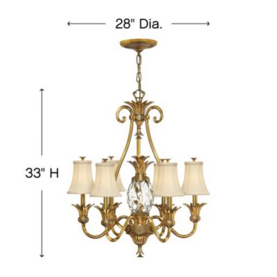 Plantation Single-Tier Chandelier by Hinkley at