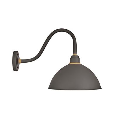Foundry Dome Gooseneck Outdoor Wall Sconce