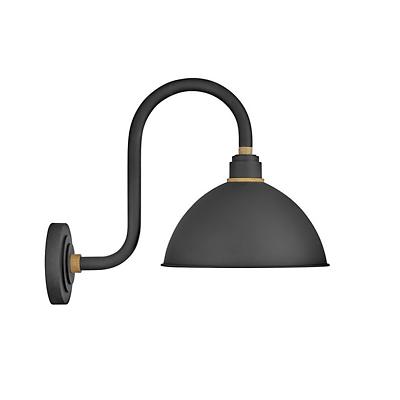 Foundry Dome Tall Gooseneck Outdoor Wall Sconce