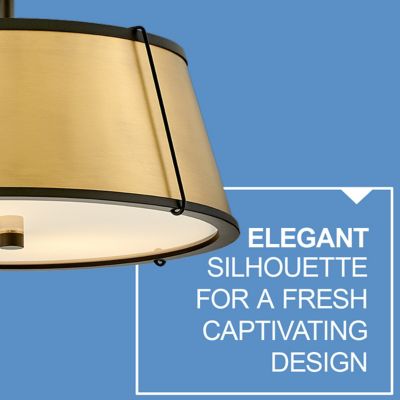 Clarke Semi-Flushmount