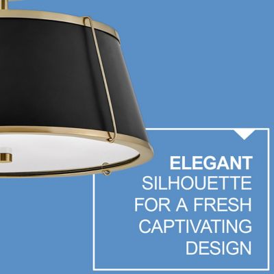 Clarke Semi-Flushmount