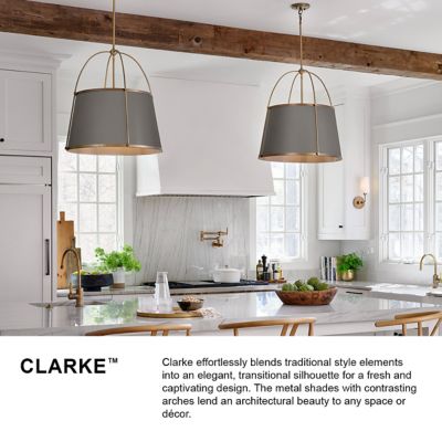 Clarke Semi-Flushmount