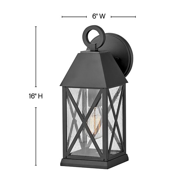 Briar Small Outdoor Wall Sconce