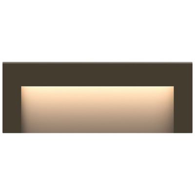 Outdoor low voltage louvered white rectangle surface brick step wall LED  light kit