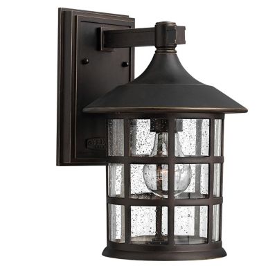 Freeport Wall Sconce (Bronze w/Clear|Med|Composite)-OPEN BOX