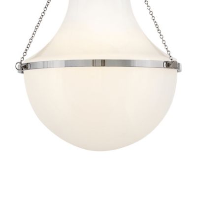 Shown in Polished Nickel finish, Large size, Detail view