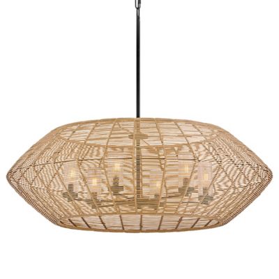 Shown in Black with Camel Rattan finish, 42 inch size