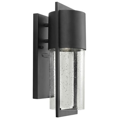 Shelter Outdoor Wall Sconce (Black|S|LED Bulb) - OPEN BOX