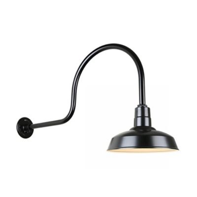 Warehouse C Arm Outdoor Wall Sconce