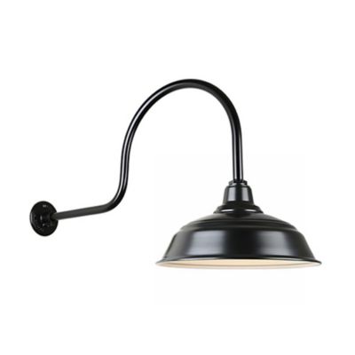 Warehouse C Arm Outdoor Wall Sconce