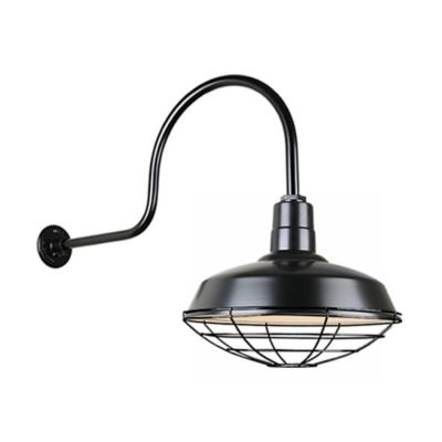 Warehouse C Arm Outdoor Wall Sconce