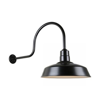Warehouse C Arm Outdoor Wall Sconce