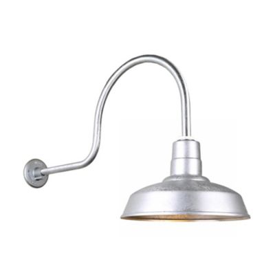 Warehouse C Arm Outdoor Wall Sconce