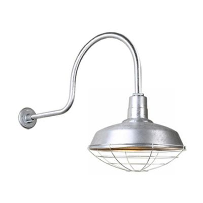 Warehouse C Arm Outdoor Wall Sconce