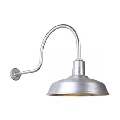 Warehouse C Arm Outdoor Wall Sconce