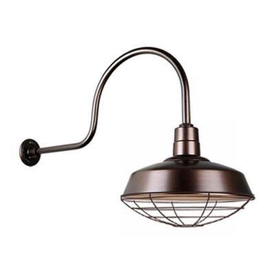 Warehouse C Arm Outdoor Wall Sconce