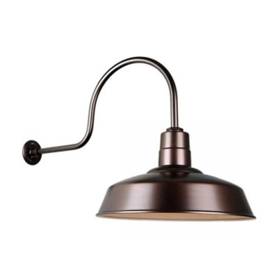 Warehouse C Arm Outdoor Wall Sconce