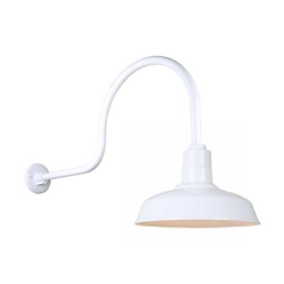 Warehouse C Arm Outdoor Wall Sconce