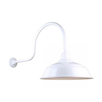 Warehouse C Arm Outdoor Wall Sconce