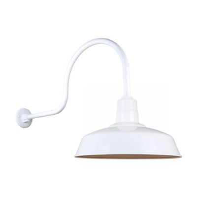 Warehouse C Arm Outdoor Wall Sconce