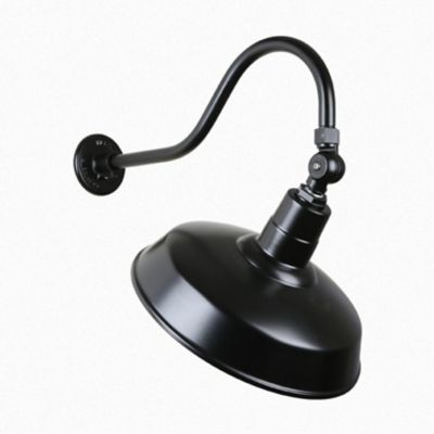 Warehouse H Swivel Arm Outdoor Wall Sconce