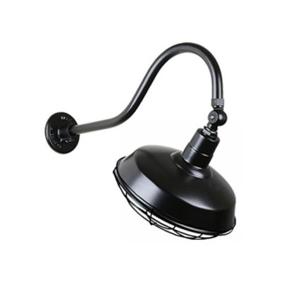 Warehouse H Swivel Arm Outdoor Wall Sconce